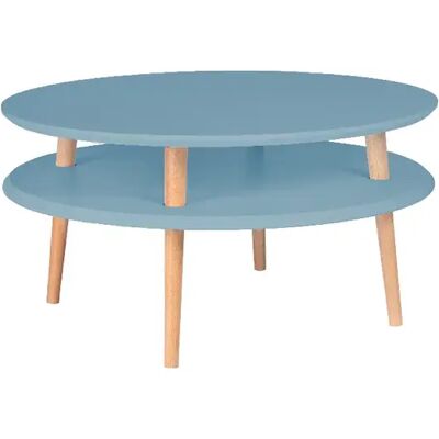 Ragaba Table basse ronde UFO - Bleu clair - Publicité Ragaba Table basse ronde UFO - Bleu clair - Publicité