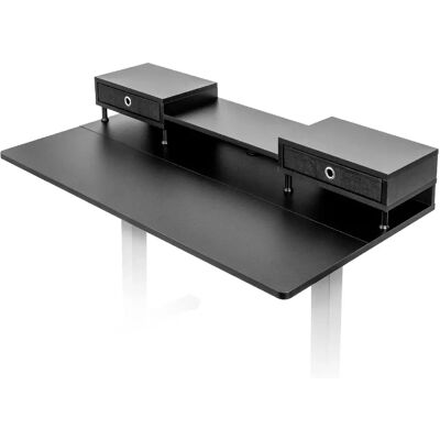 Duronic DD1 BK Plateau avec 2 Tiroirs pour Bureau Assis Debout de 120 cm Compatible avec la plupart des Structures Assis Debout Idéal pour Poste de travail à domicile ou bureau - Publicité Duronic DD1 BK Plateau avec 2 Tiroirs pour Bureau Assis Debout de 120 cm Compatible avec la plupart des Structures Assis Debout Idéal pour Poste de travail à domicile ou bureau - Publicité