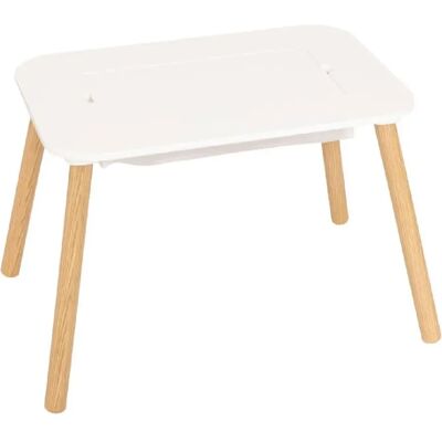 Atmosphera Table de jeu enfant Buldy - Blanc - Publicité Atmosphera Table de jeu enfant Buldy - Blanc - Publicité