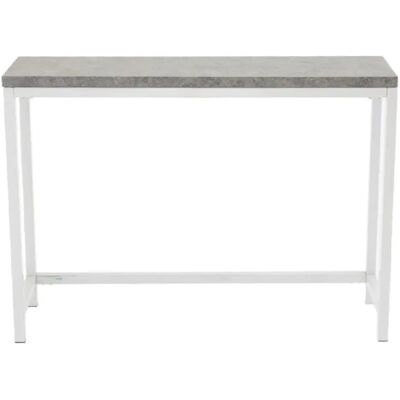 Venture Home Rise Table d'Appoint - 30x110 cm, Blanc/Béton - Publicité Venture Home Rise Table d'Appoint - 30x110 cm, Blanc/Béton - Publicité