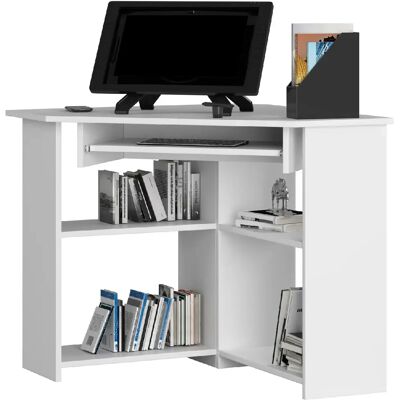 Akord Bureau d'angle - Blanc - Publicité Akord Bureau d'angle - Blanc - Publicité