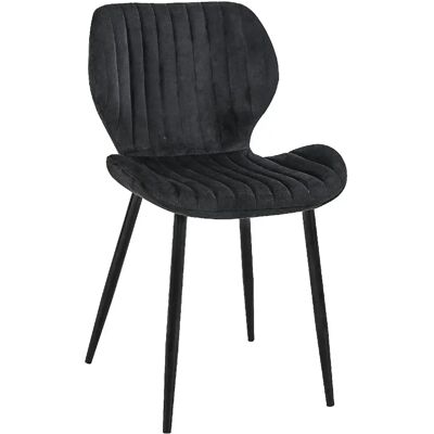 Akord Chaise Noir 30X36X47 - Publicité Akord Chaise Noir 30X36X47 - Publicité