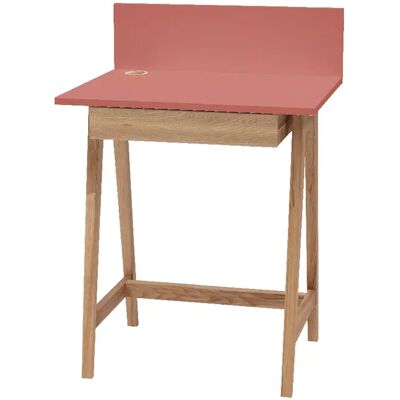 Ragaba Bureau d’appoint avec tiroir - Rose - Publicité Ragaba Bureau d’appoint avec tiroir - Rose - Publicité