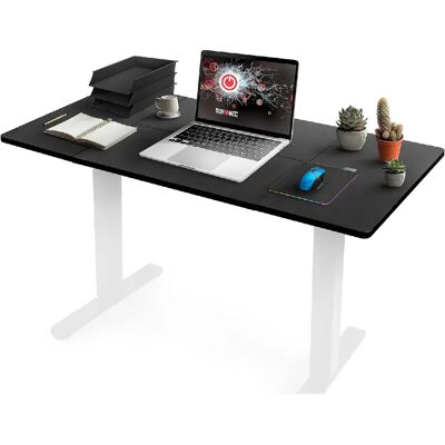 Duronic TT140 BK Plateau pour Bureau Assis Debout de 140 x 60 x 2 cm Compatible avec la plupart des Structures Assis Debout Idéal pour Poste de travail à domicile ou bureau - Publicité Duronic TT140 BK Plateau pour Bureau Assis Debout de 140 x 60 x 2 cm Compatible avec la plupart des Structures Assis Debout Idéal pour Poste de travail à domicile ou bureau - Publicité