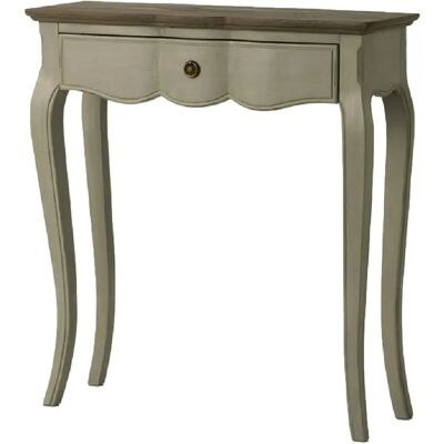 Amadeus Console 1 tiroir beige en bois L80 cm Maddy - Publicité Amadeus Console 1 tiroir beige en bois L80 cm Maddy - Publicité