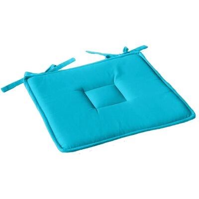 IDEKO - Lisa Coussin Plat en Coton - Turquoise - 40x40 cm - Coussin - Publicité IDEKO - Lisa Coussin Plat en Coton - Turquoise - 40x40 cm - Coussin - Publicité