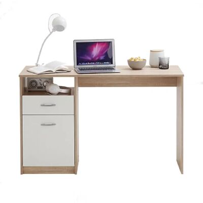 Bureau moderne FMD avec 1 tiroir - Jackson - Publicité Bureau moderne FMD avec 1 tiroir - Jackson - Publicité