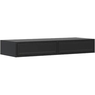 SELSEY - Coiffeuse VELVETO - 110 cm - noir - Publicité SELSEY - Coiffeuse VELVETO - 110 cm - noir - Publicité