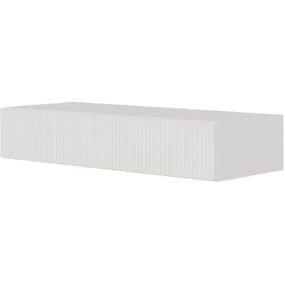 Veldio Console Murale avec Tiroir - 90cm - Blanc - Console - Publicité Veldio Console Murale avec Tiroir - 90cm - Blanc - Console - Publicité