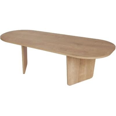 Hanah Home Table basse en bois - 130 x 65 x 40 cm - Chêne - Publicité Hanah Home Table basse en bois - 130 x 65 x 40 cm - Chêne - Publicité