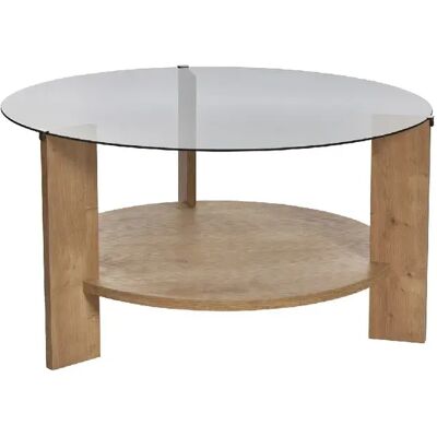Hanah Home Table basse en bois - 75 x 75 x 40 cm - Chêne SaphirFumées - Publicité Hanah Home Table basse en bois - 75 x 75 x 40 cm - Chêne SaphirFumées - Publicité