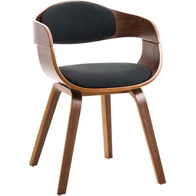 DECOSHOP26 - BUR10550 - Noix noir - Chaise d’appoint - Publicité DECOSHOP26 - BUR10550 - Noix noir - Chaise d’appoint - Publicité