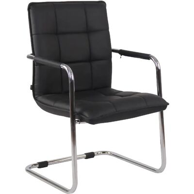Decoshop26 Chaise visiteur de bureau - Noir - Publicité Decoshop26 Chaise visiteur de bureau - Noir - Publicité