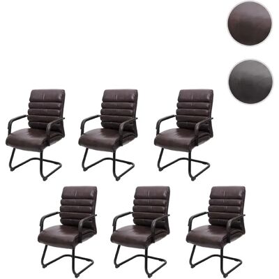 Mendler - HWC-H31 - Marron - Chaise de conférence - Publicité Mendler - HWC-H31 - Marron - Chaise de conférence - Publicité