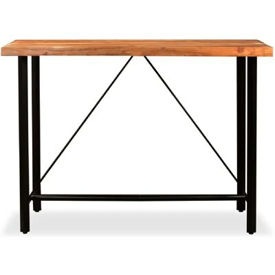 Helloshop26 Table haute mange-debout - Bois - Publicité Helloshop26 Table haute mange-debout - Bois - Publicité