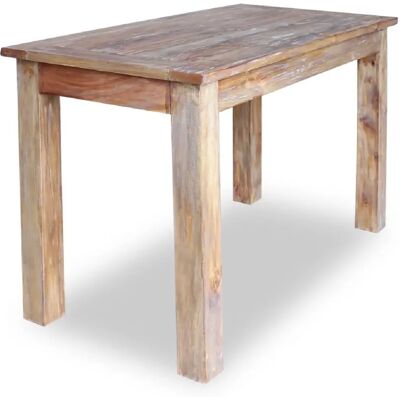 Table à manger en bois récupéré Helloshop26 - Style vintage pour 6 - Publicité Table à manger en bois récupéré Helloshop26 - Style vintage pour 6 - Publicité