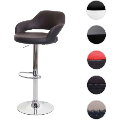 MENDLER Tabouret Pivotant Réglable - Faux Cuir - 120kg Max - Publicité MENDLER Tabouret Pivotant Réglable - Faux Cuir - 120kg Max - Publicité