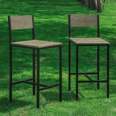 SoBuy FST53x2 Tabourets - Noir - Publicité SoBuy FST53x2 Tabourets - Noir - Publicité