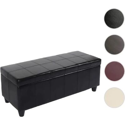 Mendler Kriens tabouret similicuir - Noir - Publicité Mendler Kriens tabouret similicuir - Noir - Publicité