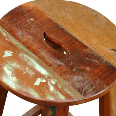 HELLOSHOP26 Tabouret de bar en bois massif vintage - 1202065 - Publicité HELLOSHOP26 Tabouret de bar en bois massif vintage - 1202065 - Publicité
