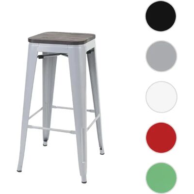 MENDLER Tabouret de Bar Industriel Gris Empilable - Assise & Design - Publicité MENDLER Tabouret de Bar Industriel Gris Empilable - Assise & Design - Publicité