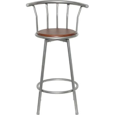 Helloshop26 Tabourets de bar - Marron - Publicité Helloshop26 Tabourets de bar - Marron - Publicité