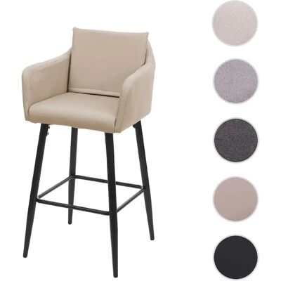 Tabouret de Bar Mendler HWC-H93 Beige Tortora - Protecteurs de sol réglables - Publicité Tabouret de Bar Mendler HWC-H93 Beige Tortora - Protecteurs de sol réglables - Publicité
