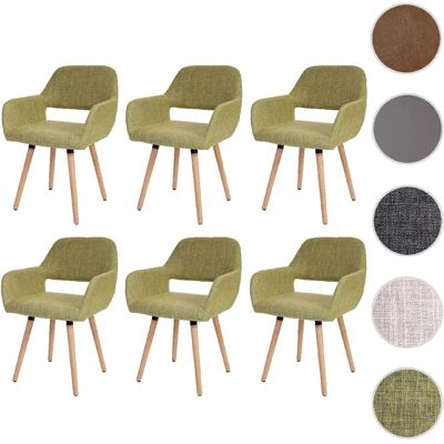 Mendler Chaises Salle à Manger Altena II - Vert Clair - Lot de 6 - Publicité Mendler Chaises Salle à Manger Altena II - Vert Clair - Lot de 6 - Publicité