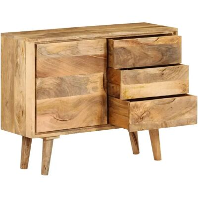 Helloshop26 Console bois de manguier - Bois clair - Publicité Helloshop26 Console bois de manguier - Bois clair - Publicité