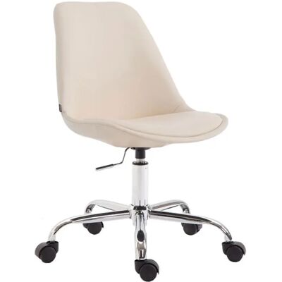DÉCOSHOP26 - 100002682 - Crème - PU Leather - Office chair - Publicité DÉCOSHOP26 - 100002682 - Crème - PU Leather - Office chair - Publicité