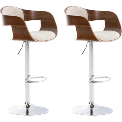 Decoshop26 Tabourets de bar scandinaves - Marron - Publicité Decoshop26 Tabourets de bar scandinaves - Marron - Publicité