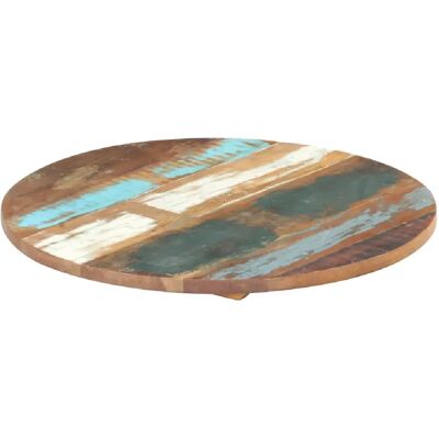 vidaXL Plateau de table rond en bois recyclé 50cm - Publicité vidaXL Plateau de table rond en bois recyclé 50cm - Publicité