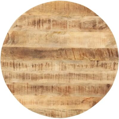 vidaXL Plateau de Table Rond en Mango Massif 80 cm Surface de Remplacement - Publicité vidaXL Plateau de Table Rond en Mango Massif 80 cm Surface de Remplacement - Publicité