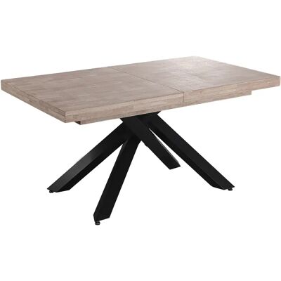 Pegane Table à manger extensible - Chêne miel - Publicité Pegane Table à manger extensible - Chêne miel - Publicité