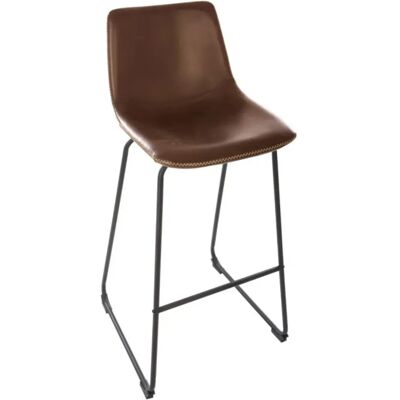 Pegane Tabourets design métal - Marron - Publicité Pegane Tabourets design métal - Marron - Publicité