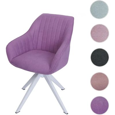 Mendler Chaise HWC-K27 - Violet - Publicité Mendler Chaise HWC-K27 - Violet - Publicité