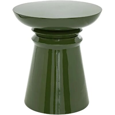 ATMOSPHERA Table d'appoint ronde en métal JAYA - Vert - Publicité ATMOSPHERA Table d'appoint ronde en métal JAYA - Vert - Publicité