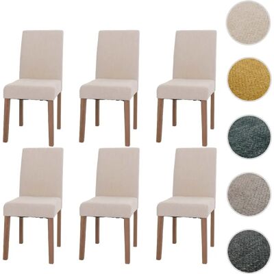 Ensemble de 6 chaises Mendler - Dossier Haut, Tissu Chenille - Publicité Ensemble de 6 chaises Mendler - Dossier Haut, Tissu Chenille - Publicité