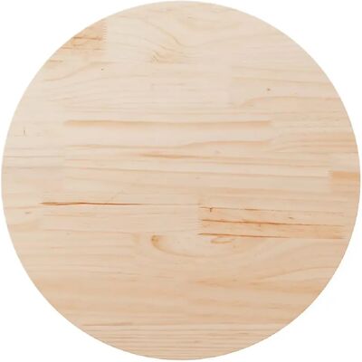 vidaXL Plateau de table Ø90x2,5 cm Bois de pin massif - Publicité vidaXL Plateau de table Ø90x2,5 cm Bois de pin massif - Publicité