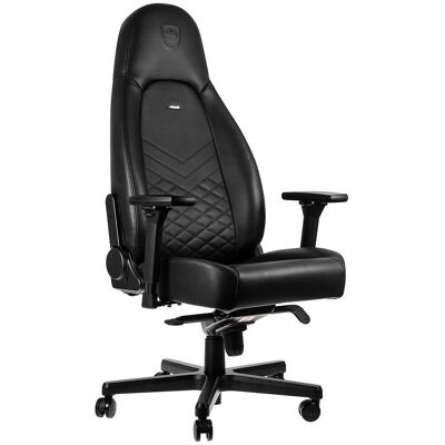 Noblechairs Icon (noir/noir) - Publicité Noblechairs Icon (noir/noir) - Publicité