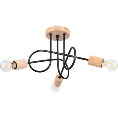 Sollux Lighting Ember Plafonnier Semi Flush Minimaliste Noir - Publicité Sollux Lighting Ember Plafonnier Semi Flush Minimaliste Noir - Publicité
