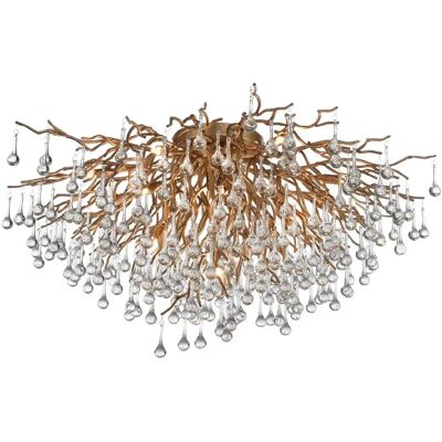 Paul Neuhaus Laiton Icicle Plafonnier - Moderne 14x G9 40W - Applique plafond - Publicité Paul Neuhaus Laiton Icicle Plafonnier - Moderne 14x G9 40W - Applique plafond - Publicité