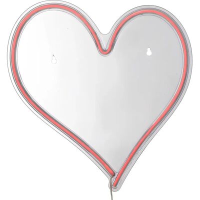 ATMOSPHERA Lampe Murale Néon LED Cœur 34cm Rouge - Publicité ATMOSPHERA Lampe Murale Néon LED Cœur 34cm Rouge - Publicité