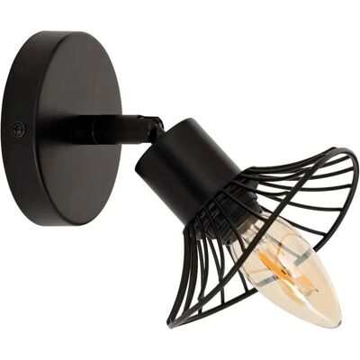 ATMOSPHERA Applique Murale Orientable en Métal Adelia 17cm Noir - Publicité ATMOSPHERA Applique Murale Orientable en Métal Adelia 17cm Noir - Publicité