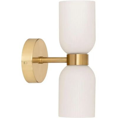 ATMOSPHERA Applique Murale en Verre Rio 26cm Blanc - Publicité ATMOSPHERA Applique Murale en Verre Rio 26cm Blanc - Publicité