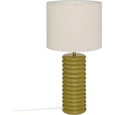 ATMOSPHERA Lampe à Poser en Céramique Vinus 69cm Kaki - Publicité ATMOSPHERA Lampe à Poser en Céramique Vinus 69cm Kaki - Publicité
