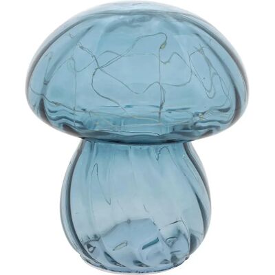 ATMOSPHERA Lampe à Poser Champignon Malu 15cm Bleu - Publicité ATMOSPHERA Lampe à Poser Champignon Malu 15cm Bleu - Publicité