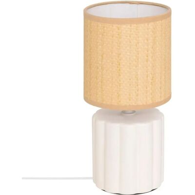 ATMOSPHERA Lampe à Poser en Céramique Tylia 26cm Blanc - Publicité ATMOSPHERA Lampe à Poser en Céramique Tylia 26cm Blanc - Publicité