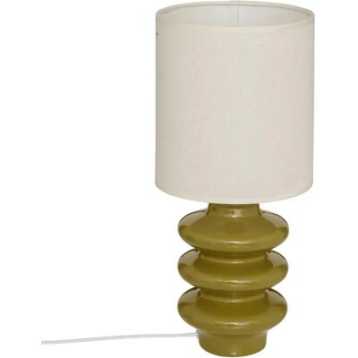 ATMOSPHERA Lampe à Poser en Céramique Vinus 44cm Kaki - Publicité ATMOSPHERA Lampe à Poser en Céramique Vinus 44cm Kaki - Publicité