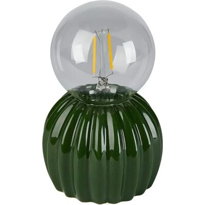 ATMOSPHERA Lampe à Poser LED en Céramique Cactos 15cm Vert - Publicité ATMOSPHERA Lampe à Poser LED en Céramique Cactos 15cm Vert - Publicité